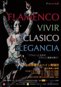 2020年11月9日（土）小松原庸子舞踊団公演「Flamenco Vivir Clasico Elegancia」